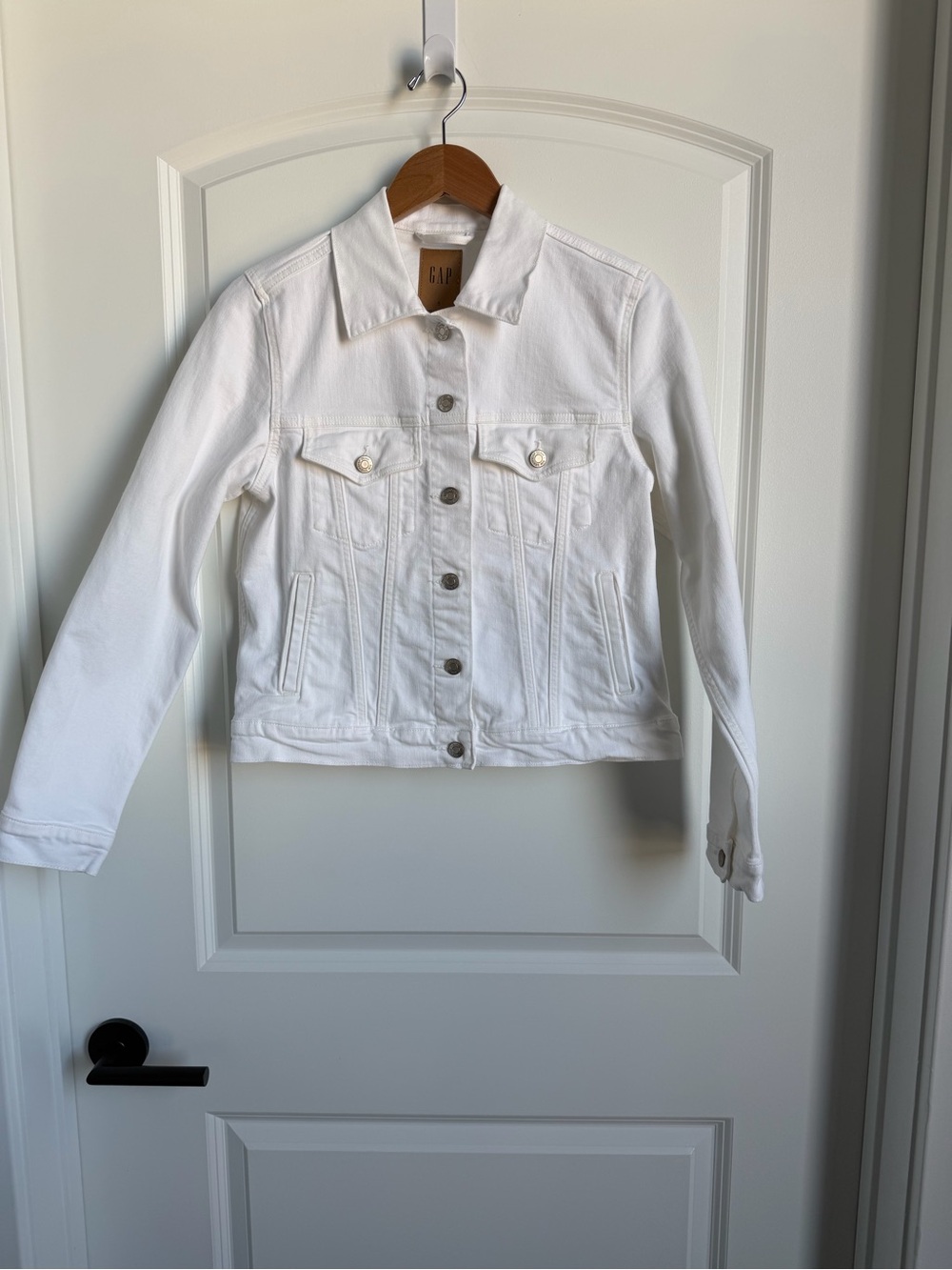 GAP White Jean Jacket
